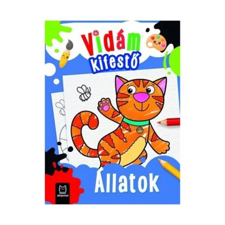 Vidám kifestő - Állatok - ÚJ