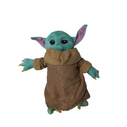 28 cm-es plüss bébi Yoda - Grogu - Star Wars - ÚJ