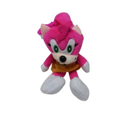 18 cm-es rózsaszín plüss lány figura - Sonic - ÚJ