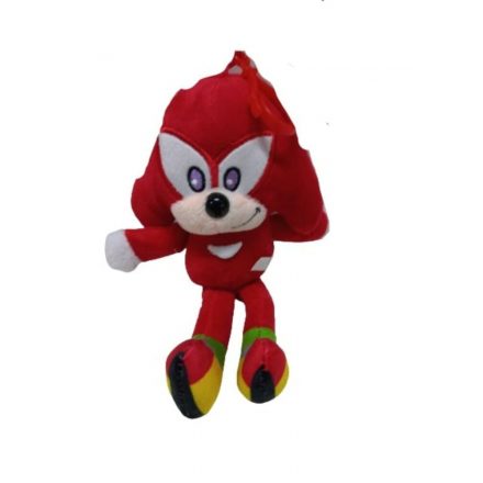 18 cm-es piros plüss figura - Sonic - ÚJ