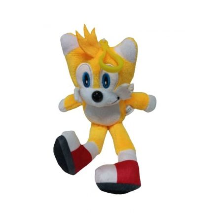 18 cm-es sárga plüss figura - Sonic - ÚJ