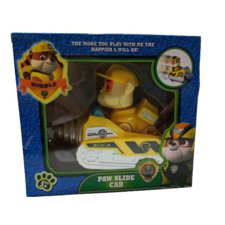 Rubble - Paw Slide Car - Paw Patrol - Mancs őrjárat - ÚJ