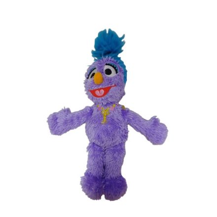 27 cm-es lila szőrmés plüss figura - Sesame Street - Szezám utca