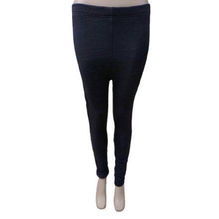 Női XL-XXL-es fekete szőrmével bélelt leggings - ÚJ