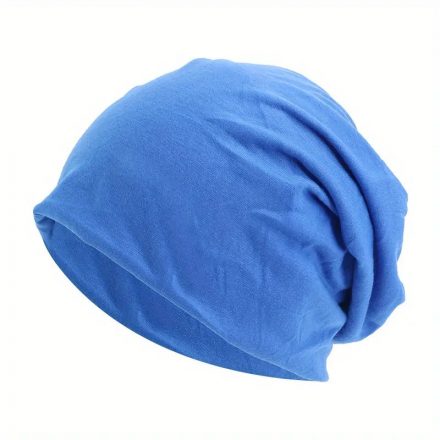 Világoskék beanie sapka, unisex, felnőtt méret - ÚJ