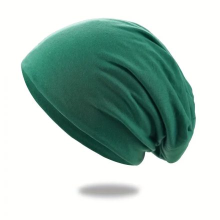 Zöld beanie sapka, unisex, felnőtt méret - ÚJ