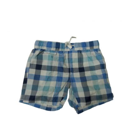 86-os kék kockás short, rövidnadrág - H&M