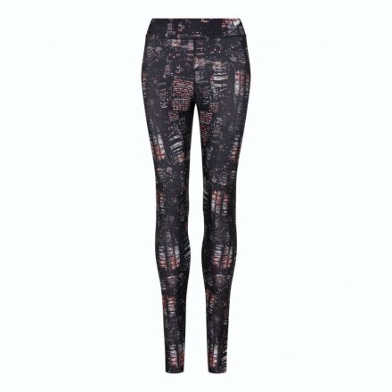 Női XS-es fekete-rózsaszín mintás sportnadrág, leggings - Just Cool - ÚJ