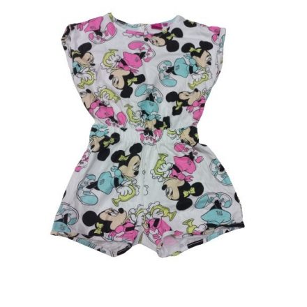 122-es fehér alapon mintás playsuit - Minnie Egér