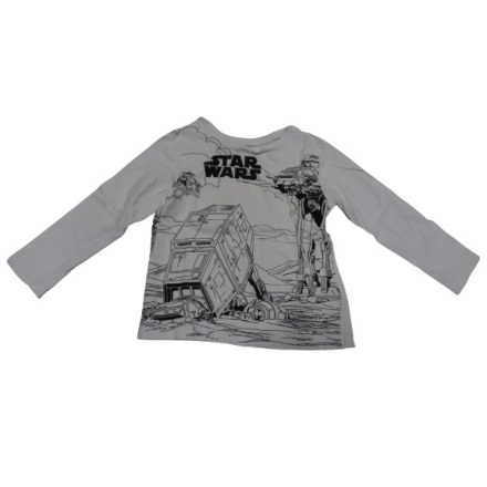 92-es fehér pamutfelső - Star Wars - H&M (kicsit foltos)