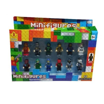 12 db Ninjago minifigura egyben, építőjáték - ÚJ