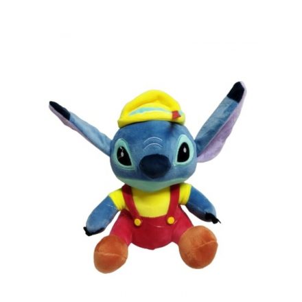 Kék plüss figura, kertésznadrágos - Lilo és Stitch - ÚJ