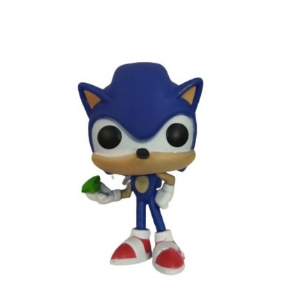 15 cm-es kék műanyag figura - Sonic - ÚJ