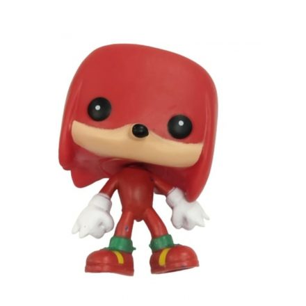 15 cm-es piros műanyag figura - Knuckles - Sonic - ÚJ